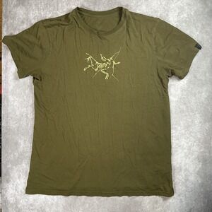 Rare Arc'teryx LEAF T-Shirt lighting Size XL Men's Olive